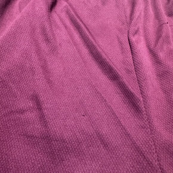 Real Essentials Shorts Mens XL Red Burgundy 6'' Inseam Drawstring Pockets Casual - Picture 7 of 13